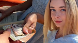 Helped a Needy Student and Fucked her Mere Pennies - Loly Nebel