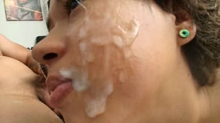 HE ASKS ME LECEH FOR HIS FACE HIS MASK IS OVER (CUMFACE)