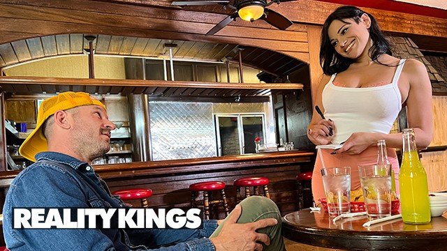 Full Video - REALITY KINGS - Mona Azar The Waitress Serves Not Only The Food On The Menu But Also Herself