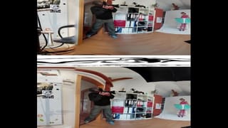 Teressa Bizare Noir 03 - Backstage before Masturbation 3DVR 360 UP-DOWN