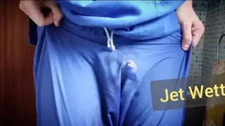 Desperately Holding and Wetting my Scrubs and Boxers