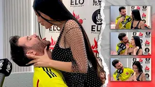 EloPodcast Showing him Ass in a Horny Interview with Ambar Prada