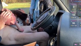 Public Gay Action at a Rest Stop – 2 Guys Blowing me in my Truck - Pornhub Gay