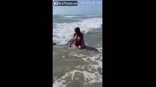 Jazmyne Day, purple swim suit