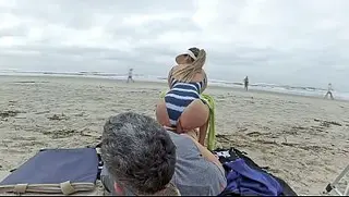 I won't leave until you cum in my ass! Anal creampie in front of everyone.