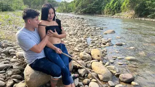 Babysitter porn video – CASUAL SEX, I Teach a Young Latina how to Fish and then Fuck her and Cum in her Pussy