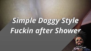 Right before Work Pussy Ebony Doggy Style BBC in Pussy