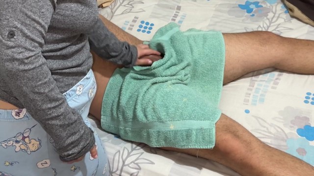 Stepmom Helps Stepson, Offers him a Full💦 Massage