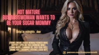 Hot Mature Businesswoman wants to be your  ❘ ASMR Audio Roleplay