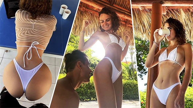 YouTube Show: Strip Game Beer Pong with Mini Bikini Beauty