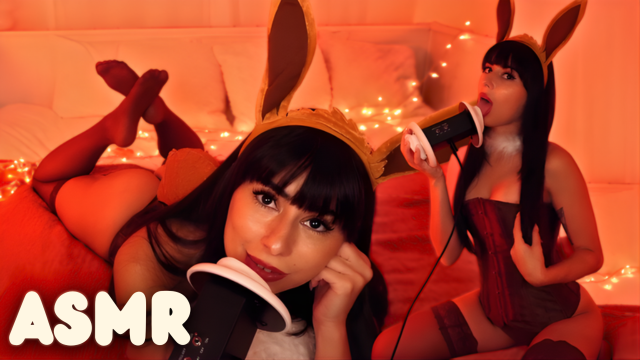 LunaRexxx ASMR HOT Eevee Ear Licking