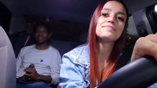 App Driver Catches Gifted Passenger Masturbating from Behind!