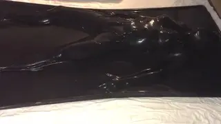 Suspenders porn video – Sissy-boy in Lingerie in Vacbed Selfbondage 2