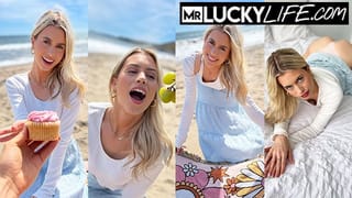 Malibu Beach Date Fuck with Blonde Babe Jill Kassidy