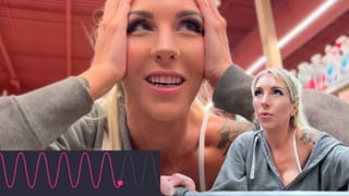 Naughty Goddess Wears Lush Lovense Vibrator in Public to go Grocery Shopping!!!