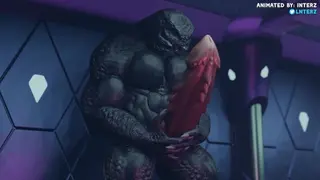 Sangheili Elite Muscle Hyper Growth Animation - Pornhub Gay