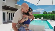 Cock-teaser Mandy Muse blows a guy and rides his cock