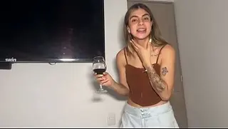 I pay the neighbor I owed rent with hot sex.