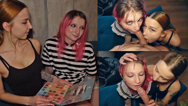 Full Sissification - Girl Teaches Sissy how to Suck Dick Properly