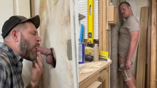 Cute Pup Visits the Gloryhole - Pornhub Gay