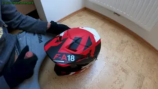 Helmet porn video – 2 Gloves Cumshots on Red Fox MX Helmet - Pornhub Gay