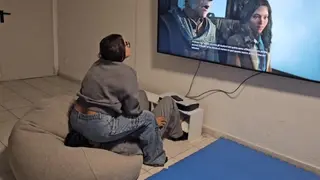 My Human Gaming Chair under my Jeans