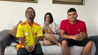 My best friend was crying while I was having sex with his horny wife because he lost the bet on the Colombia vs Portugal game.