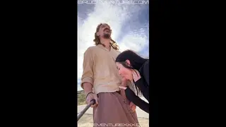 Roadside Public Blowjob from Tattooed Hottie Mag Numb