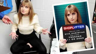 Evie Gets Busted with her Baby Stroller for Shoplifting and is taken for Questioning