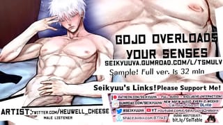 Gojo Satoru X Male Listener - INFINITE PLEASURE (Jujutsu Kaisen ASMR) Art: Twitter @Heuwell_cheese - Pornhub Gay
