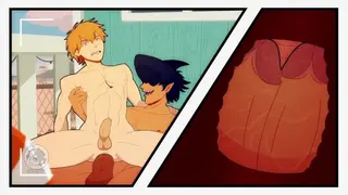 Denji Enjoys the Benefits of having a Shark-Friend with 2 Cocks (Chainsawman)[Anime Gay Hentai Yaoi] - Pornhub Gay