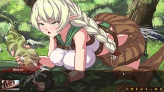 The Impregnation of the Elves Giant Orc being Dominted by Big Breasts Blonde Elf