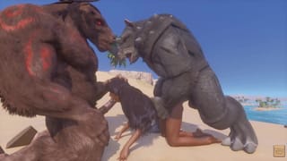 Wild Life / Maya Gangbang with Huge Furries