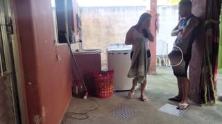 My Wife Left and the Maid couldn't Resist my Erect Dick