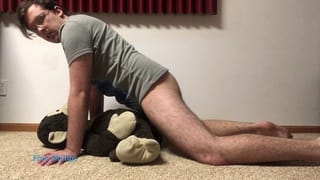 Soft Slut Humps his Stuffie
