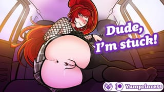 Audio ASMR | Hot Goth Girl Stuck in the Backseat | Hentai Roleplay | Anal | Friends to Lovers