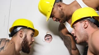 Full Video - Men - Labour day workers get much-needed break by offering up some ass and an eager mouth hole.