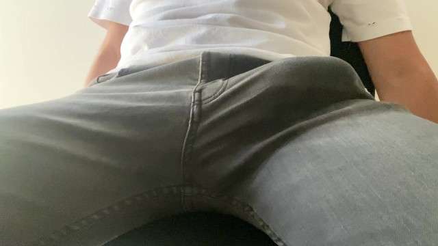 Jerking off under the Desk