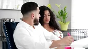 Busty babe needs to suck Asian dick and get nailed secretly