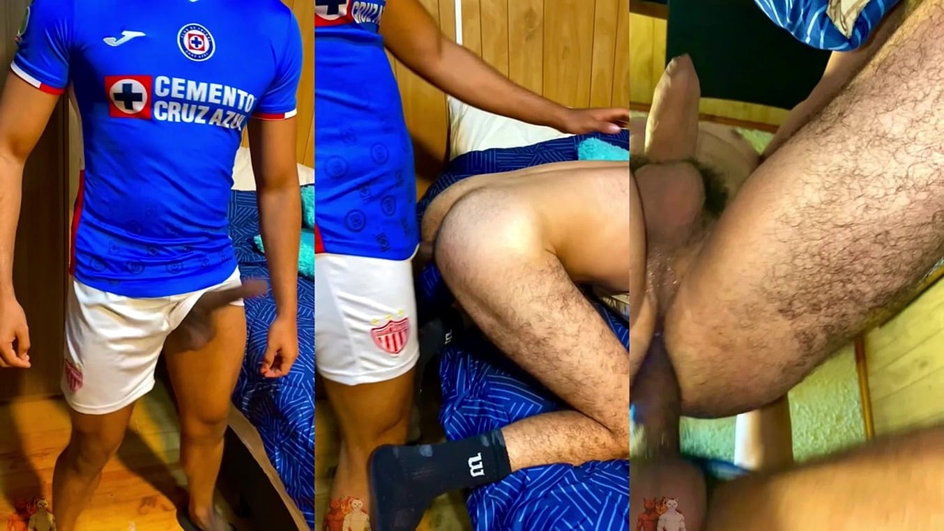 Reydechocolate porn video – jugador latino futbolista me prena el culo con el uniforme