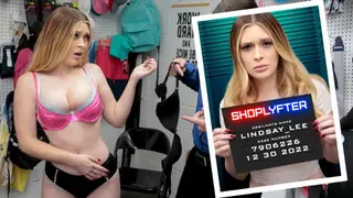 Curvy Teen with Big Tits Lindsay Lee Gets Surprise Creampie in the Backroom of a Store - Shoplyfter