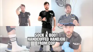 Sock & Boot Handcuffed Handjob from Cop - Pornhub Gay