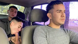 First Date Turns into Hot Threesome for Luca Libra & Dimitri Star and their Taxi Driver - SayUncle - Pornhub Gay