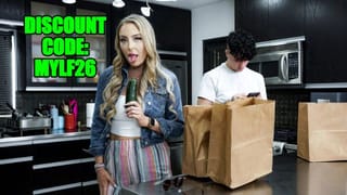 Starved Stepmom Harper Hill Fantasizes about her Stepson until she Acts on it