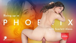 FuckPassVR - Seductive Brunette Scarlett Alexis Spoils you by Letting Cum Deep inside her Asshole