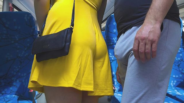 Inappropriate Public Touch inside a Packed Bus! almost seen by Bus Passenger when she Helps a Stranger to Ejaculate