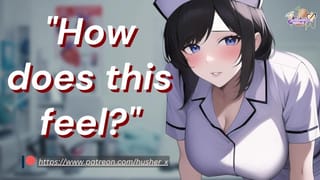 Hot Flirty Nurse gives your Crotch some Special Attention
