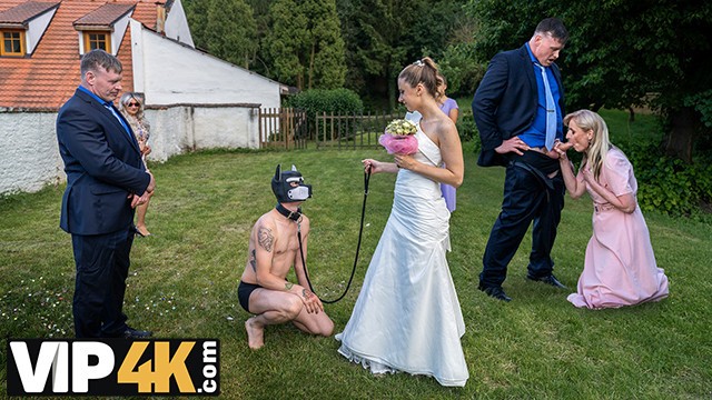 Wedding bride movie with fiery Falco White from Bride 4K