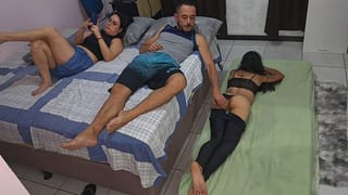 Wife Shares Room with Skinny Friend