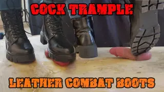 Combat Evolved porn video – Crushing his Cock in Combat Boots Black Leather - CBT Bootjob with TamyStarly - Ballbusting, Femdom